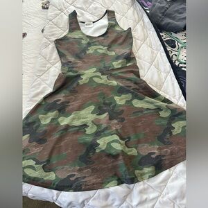 Camo cowcow skater dress